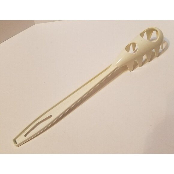 Tailor Made #3 Spaghetti Pasta Fork White 11" Nylon Fork Server Spoon Measuring - Picture 4 of 6